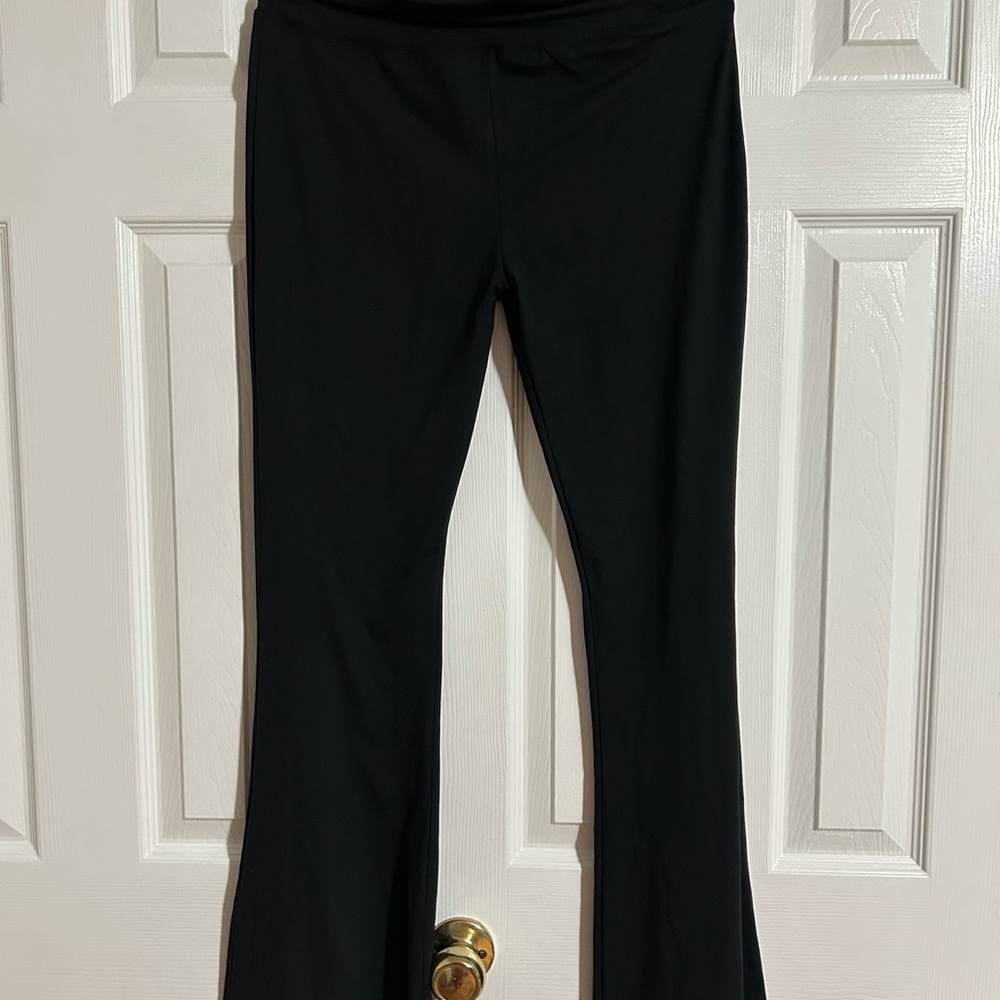 NWOT Black Flared Leggings